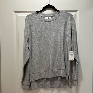 NWT Nordstrom BP Comfy Sleep Top, Grey Pearl Marl, Size Small